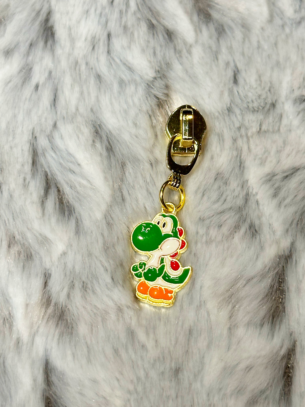 Yoshi Zipper Pull (enamel)