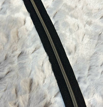 Load image into Gallery viewer, Gunmetal Zipper Tape (Metallic)
