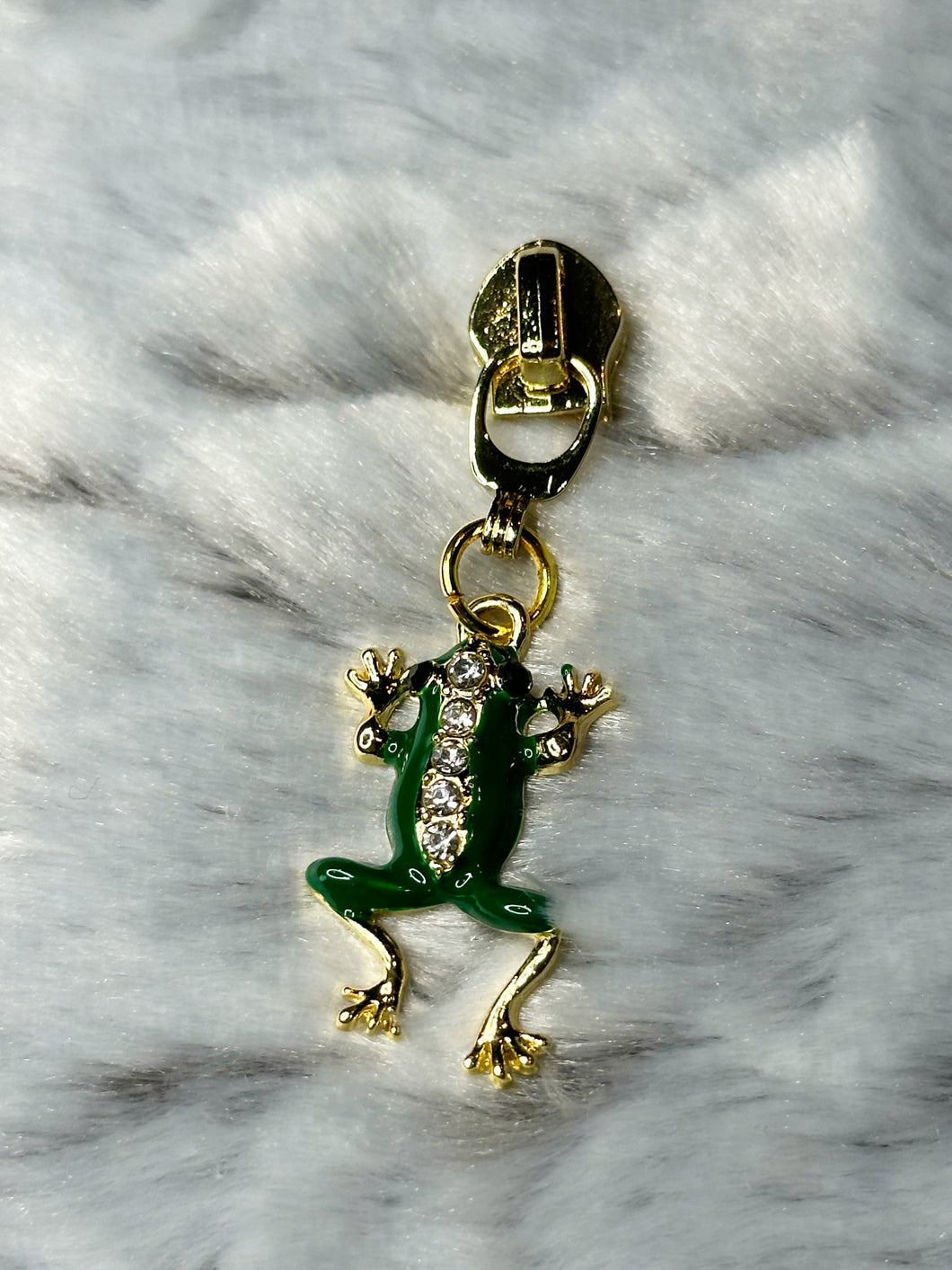 3D Frog Zipper Pull