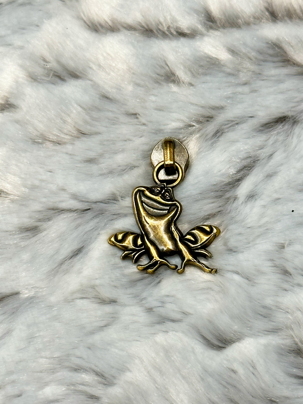 Frog Prince Zipper Pull