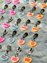 Load image into Gallery viewer, Sweethearts Zipper Pull
