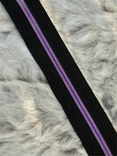 Load image into Gallery viewer, Bold Purple Zipper Tape (Metallic)
