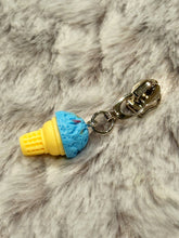 Load image into Gallery viewer, Blue Cone Zipper Pull (resin)
