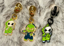 Load image into Gallery viewer, Mean Ones Zipper Pulls (enamel)
