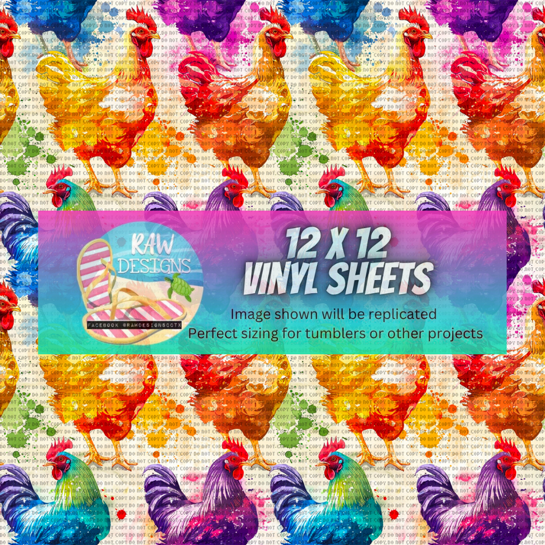 COLORFUL CHICKENS - DROP 2