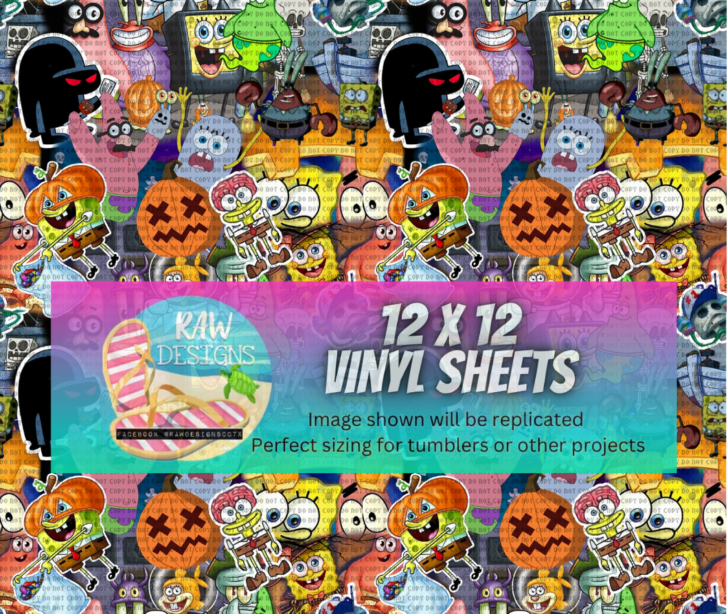 HALLOWEEN SPONGE COLLAGE - DROP 3