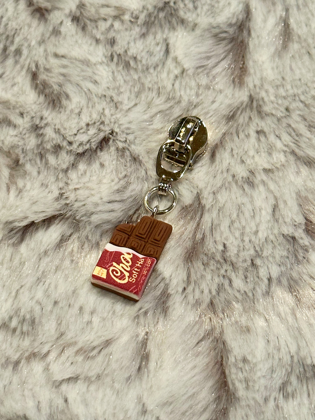 Chocolate Candy Zipper Pulls (resin)