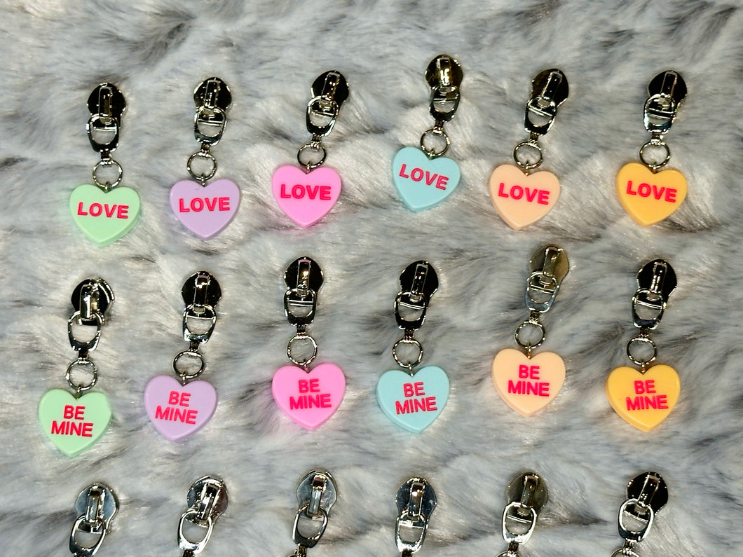 Sweethearts Zipper Pull