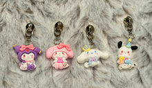 Load image into Gallery viewer, Sanrio Party Zipper Pulls (resin)
