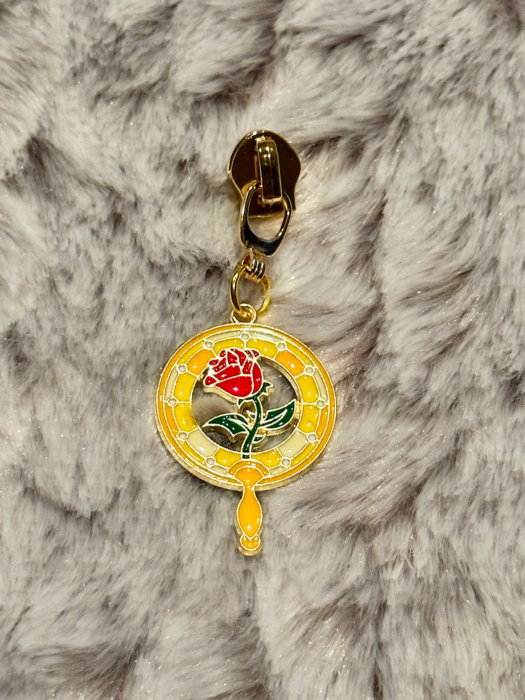 Princess Mirror Zipper Pulls (enamel)