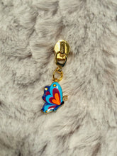 Load image into Gallery viewer, Colorful Butterfly Zipper Pulls (enamel)
