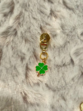 Load image into Gallery viewer, Four Leaf Clover Zipper Pulls (enamel)
