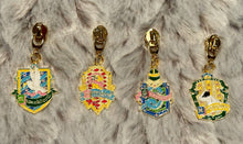 Load image into Gallery viewer, Colorful HP Crests Zipper Pulls (enamel)
