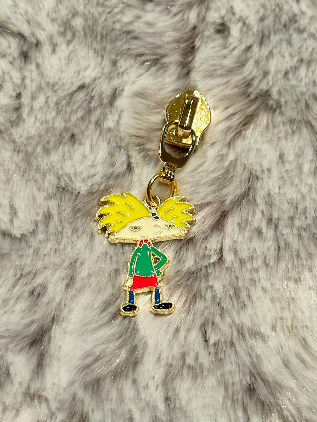 Hey Arnold Zipper Pull (enamel)