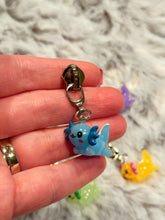 Load image into Gallery viewer, Colorful Axolotls Zipper Pulls (resin)
