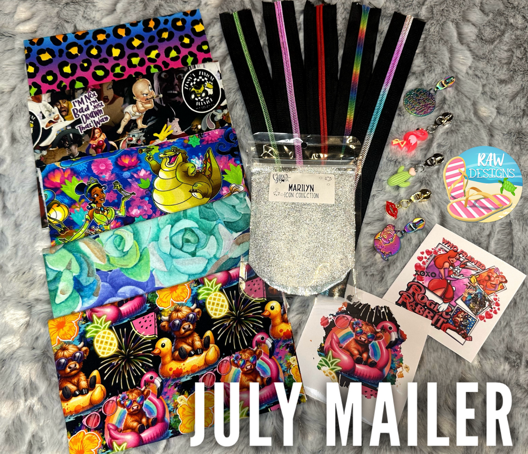 July Mystery Fabric Mailers