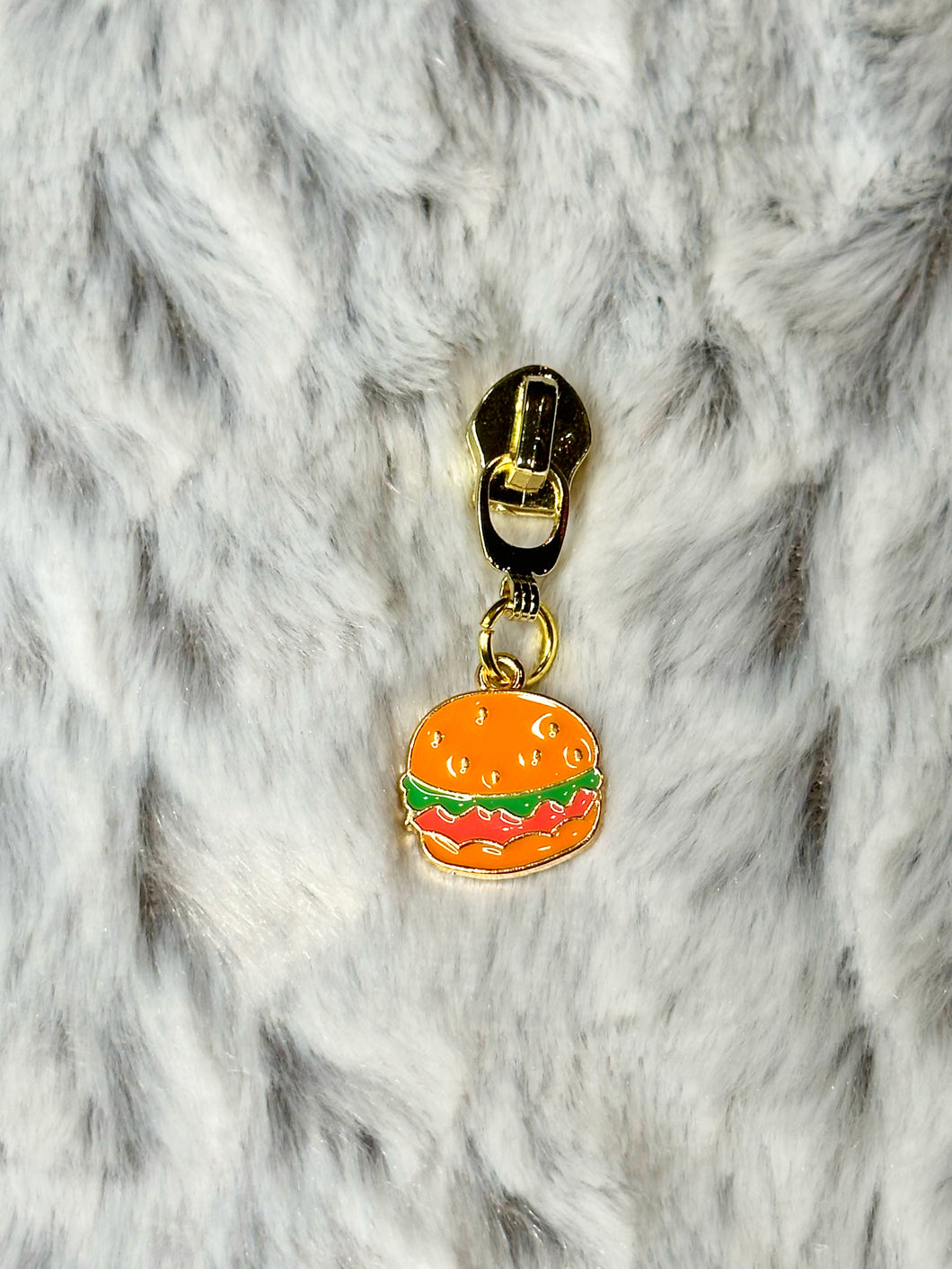 Hamburger Zipper Pull (enamel)