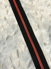 Load image into Gallery viewer, Blood Red Zipper Tape (Metallic)
