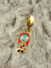 Load image into Gallery viewer, Patchwork Sally Zipper Pull (enamel)
