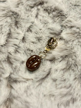 Load image into Gallery viewer, Coffee Bean Zipper Pull (resin)
