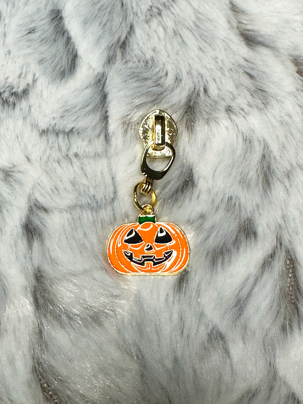 Pumpkin Zipper Pull (Enamel)