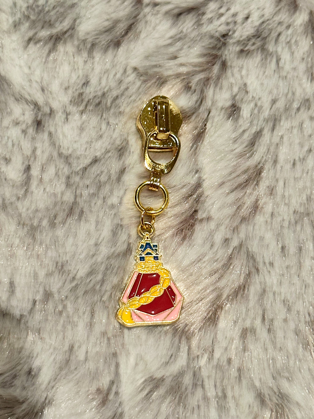 Princess Perfume Zipper Pulls (enamel)