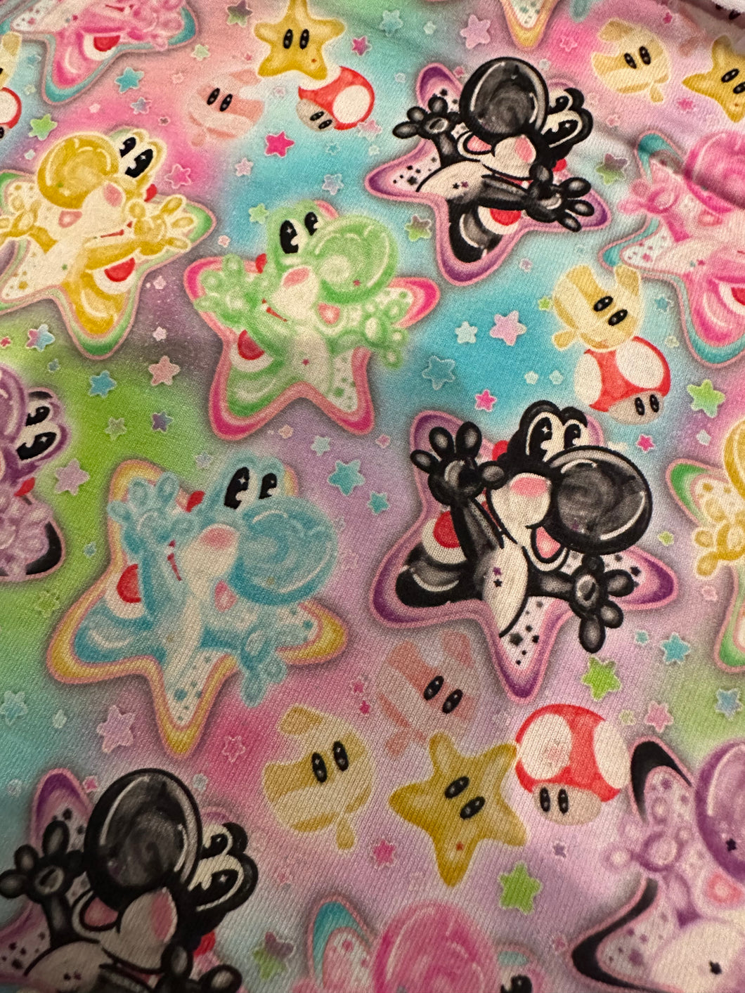 Colorful Yoshi Stars