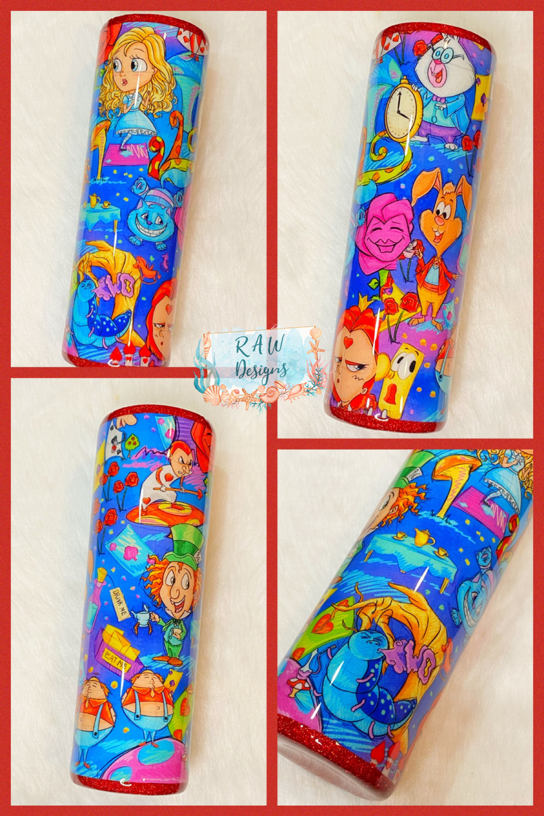 Wonderland Fabric Tumbler 30oz