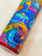 Load image into Gallery viewer, Wonderland Fabric Tumbler 30oz
