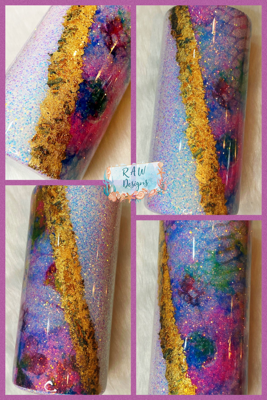 22oz Floral Tumbler