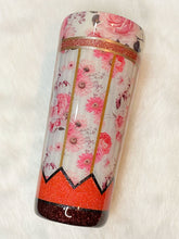Load image into Gallery viewer, 22oz Pencil Floral Tumbler
