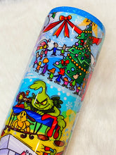 Load image into Gallery viewer, Welcome to Whoville Fabric Tumbler 30oz
