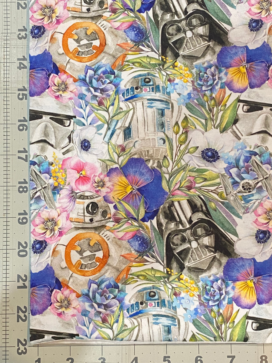 Floral Space Wars Watercolor