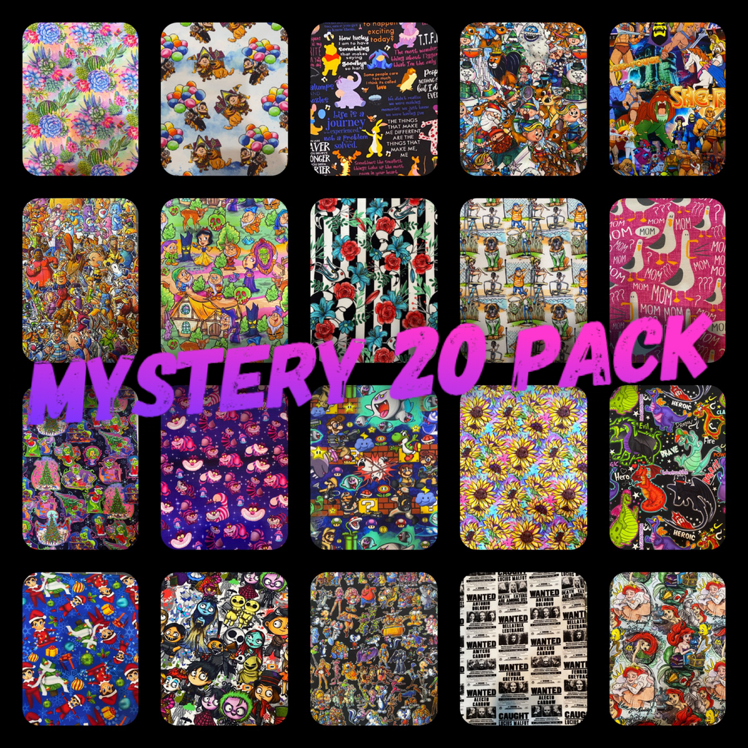 Mystery 20 Pack - Tumbler Cuts
